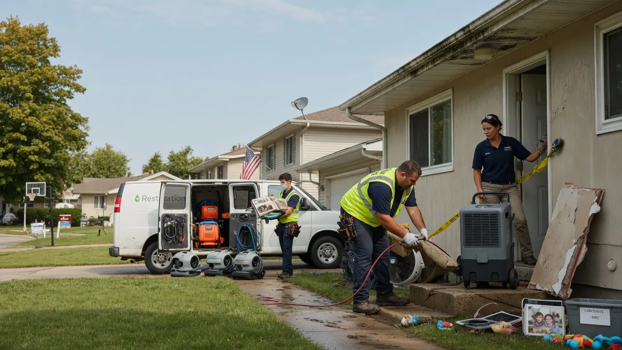Water Damage Restoration in Maize, KS near me